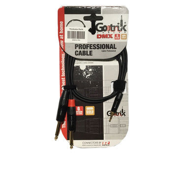 Cable Gotrik 2 Plug 6.3 A Plug 3.5, G2p6p3y-.9b